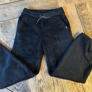 Athleta Girl Feelin’ Great Black Wide Leg Pants Plush Sz L